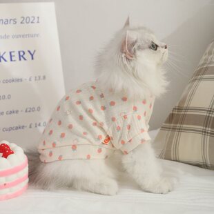 Cat Clothes Anti-Shedding Puppet British Short Pet Summer Blue Cat Kitten Air-Conditioned Vest Cat Thin Summer