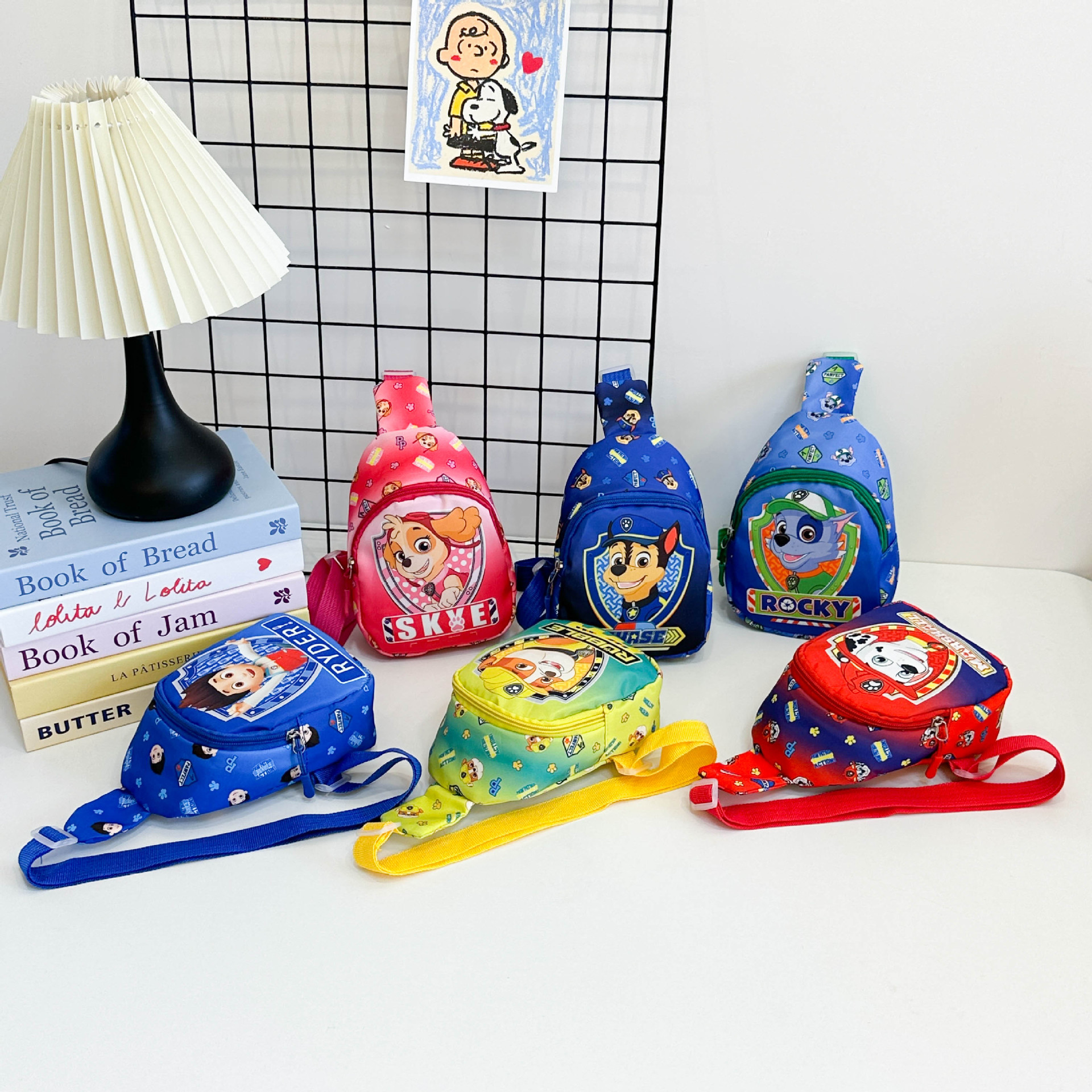 Wholesale Children's Small Bags Cartoon Puppy Boy Handsome Chest Bag Waist Bag Infant Baby Girl Crossbody Bag Trendy