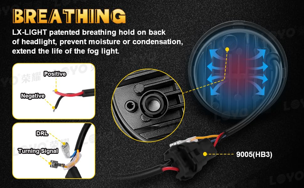 4.5 inch Harley fog lamp 30W Harley motorcycle modified LED fog lamp with aperture Devil eye