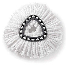 拖头跨境O-CedarVileda三角拖把头细纤维旋转拖把替换头配件