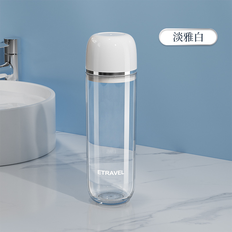 Juego de lavado de viaje, taza de enjuague bucal, pasta de dientes, taza de dientes, artículos de viaje, taza de lavado, cepillo de dientes plegable portátil, traje de viaje