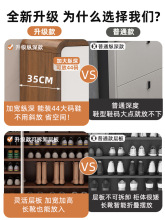 T*新中式实木鞋柜门口入户玄关柜一体门厅加深收纳柜轻奢简隔断柜