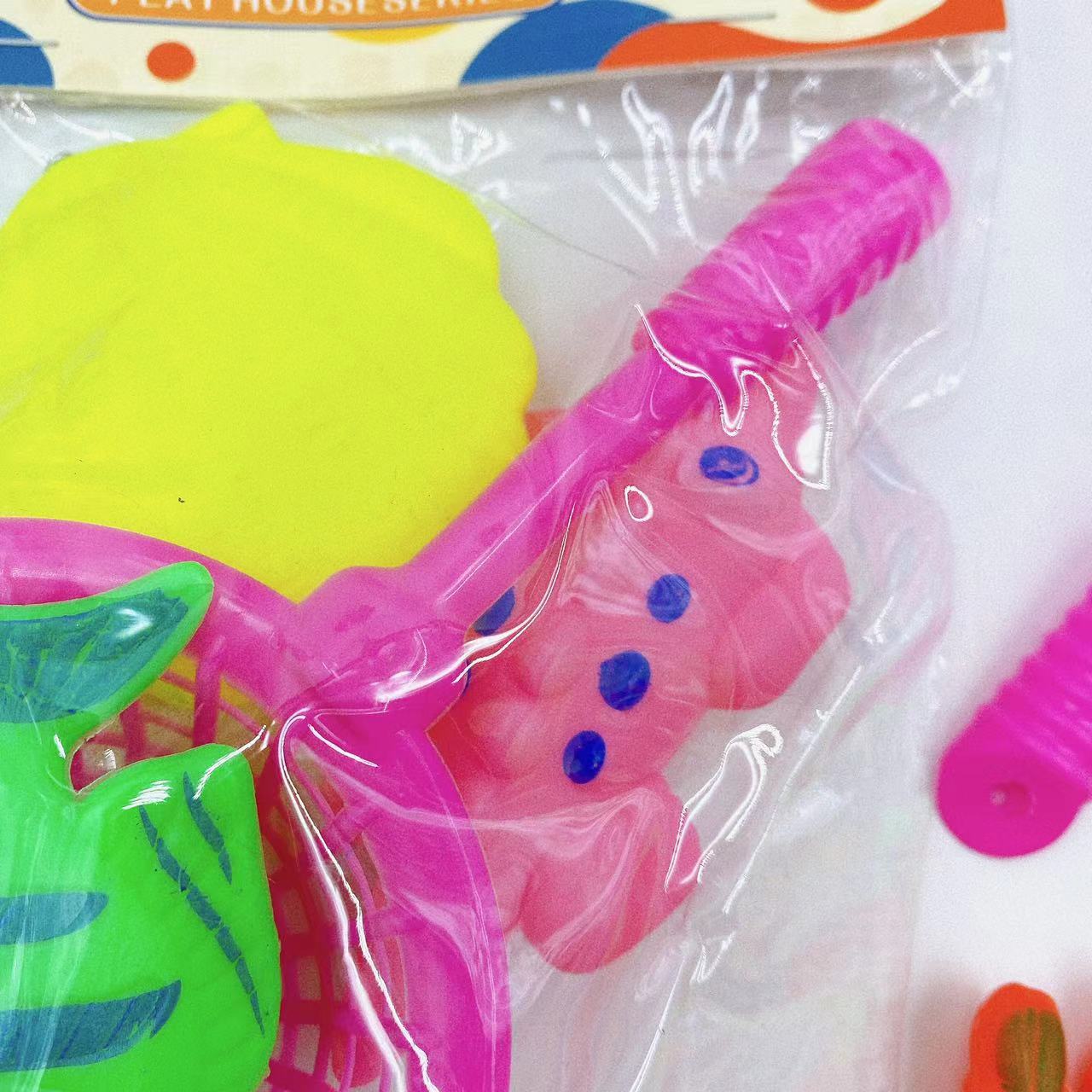 Nuevo conjunto de bolsas de pesca para niños, bolsas de baño de red, juegos de pesca de agua, 4 conjuntos de 2 yuanes, grandes almacenes al por mayor