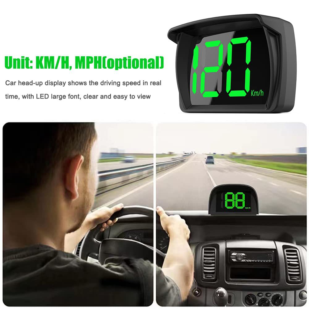 Cross-Border South American Car Hud Head-Up Display Car Gps Speedometer Km/Mph Speed Display Warning Instrument