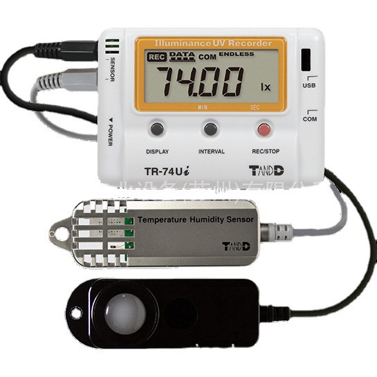 TR-74Ui-SUSB连接数据记录器照度/紫外线/温湿度测量日本TANDD