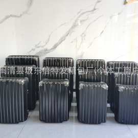 外贸批发ABS半成品12件套装包角款南美热销款行李箱工厂拉杆箱