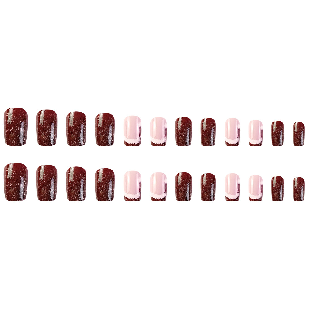 Navidad desgaste uñas especial pieza de uñas europeo y americano Venta caliente parche de uñas falso lindo sombrero de Navidad uñas pieza de belleza uñas