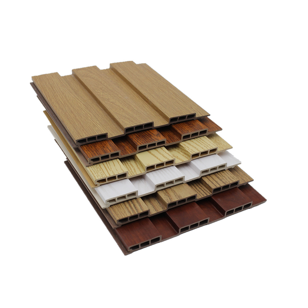 Panel de Pared de Madera Plástica Eco 195, Resistente al Fuego y Humedad, para Interior y Hotel