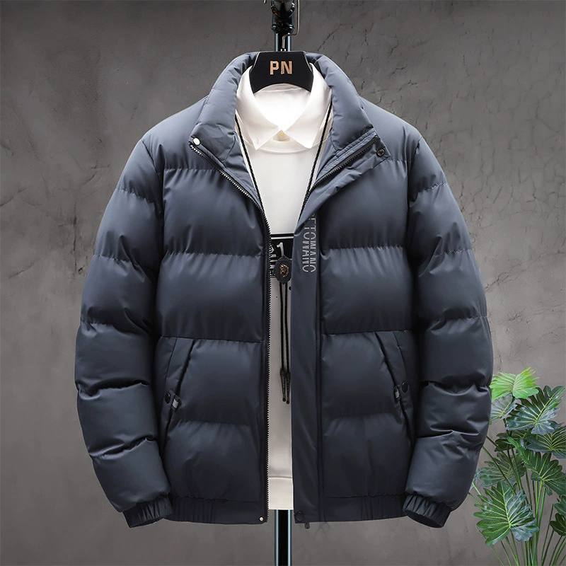Keep warm demi-season fashionable jacket, oversize