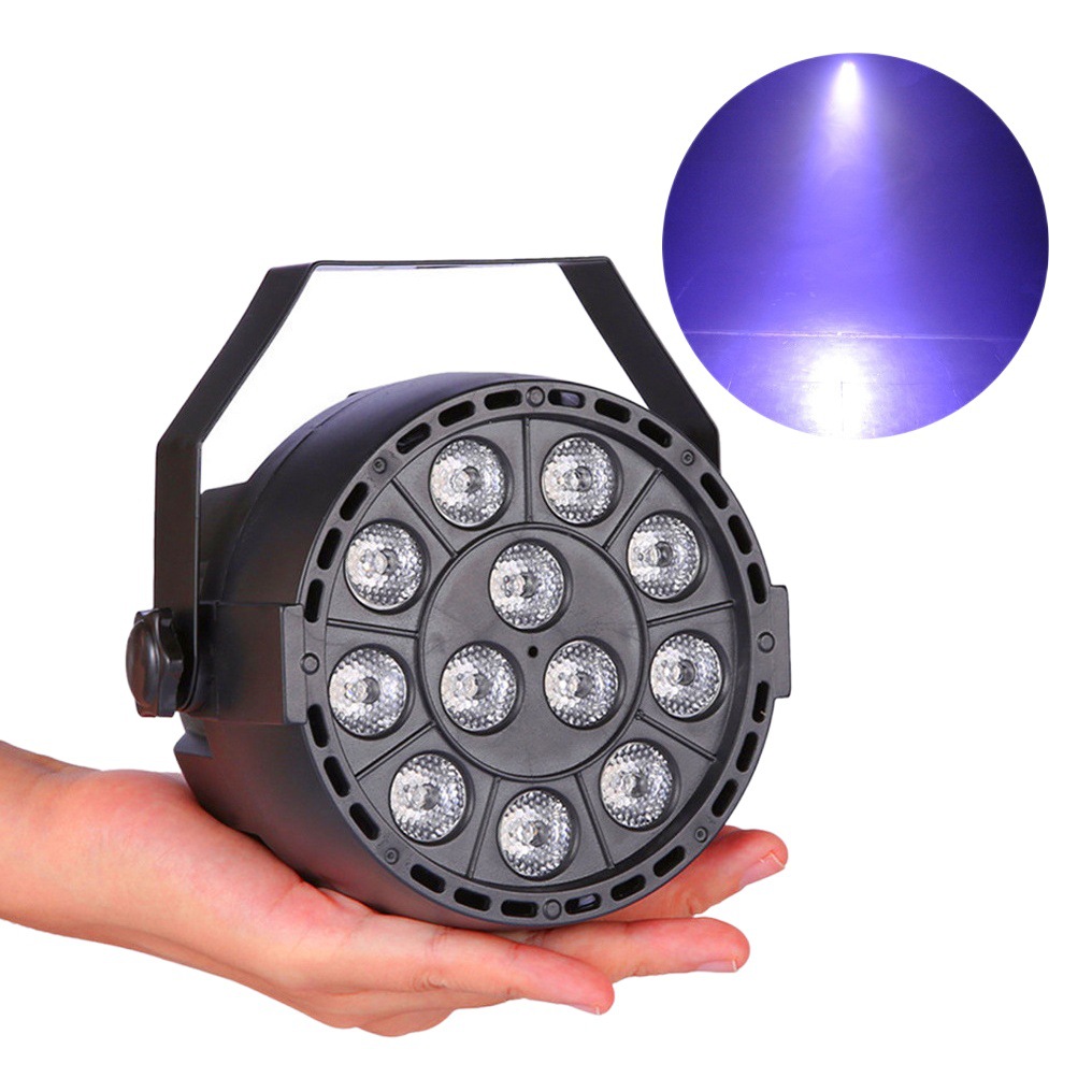 LED par luz UV púrpura par luz 12par Barra de luz púrpura teñido decoración de fondo etapa luz láser