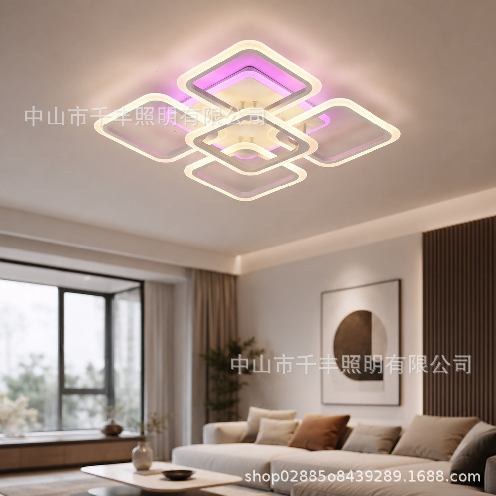 Transfronterizos directos modernos LED iluminación de techo de la atmósfera personalizada sala de estar principal dormitorio comedor decoración de estudio lámparas de casa