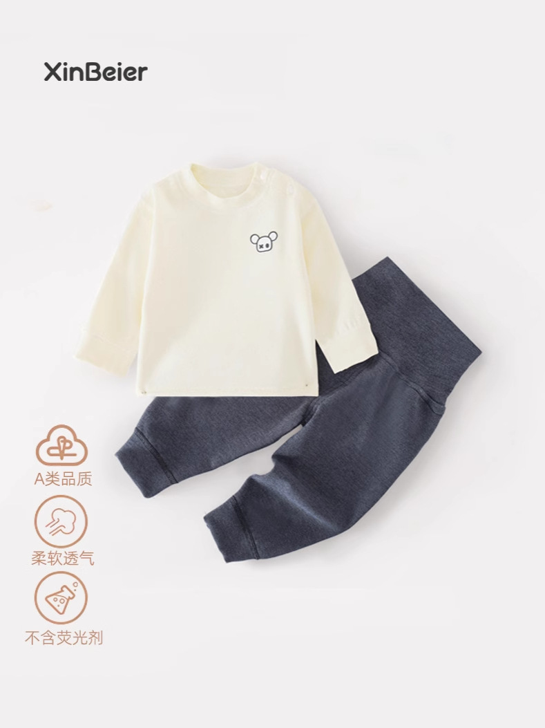 2025 nuevo conjunto de ropa interior cálida para niños chaqueta de otoño pantalones de otoño para hombres y mujeres camisetas de camisa de terciopelo de doble cara pijamas ropa para el hogar