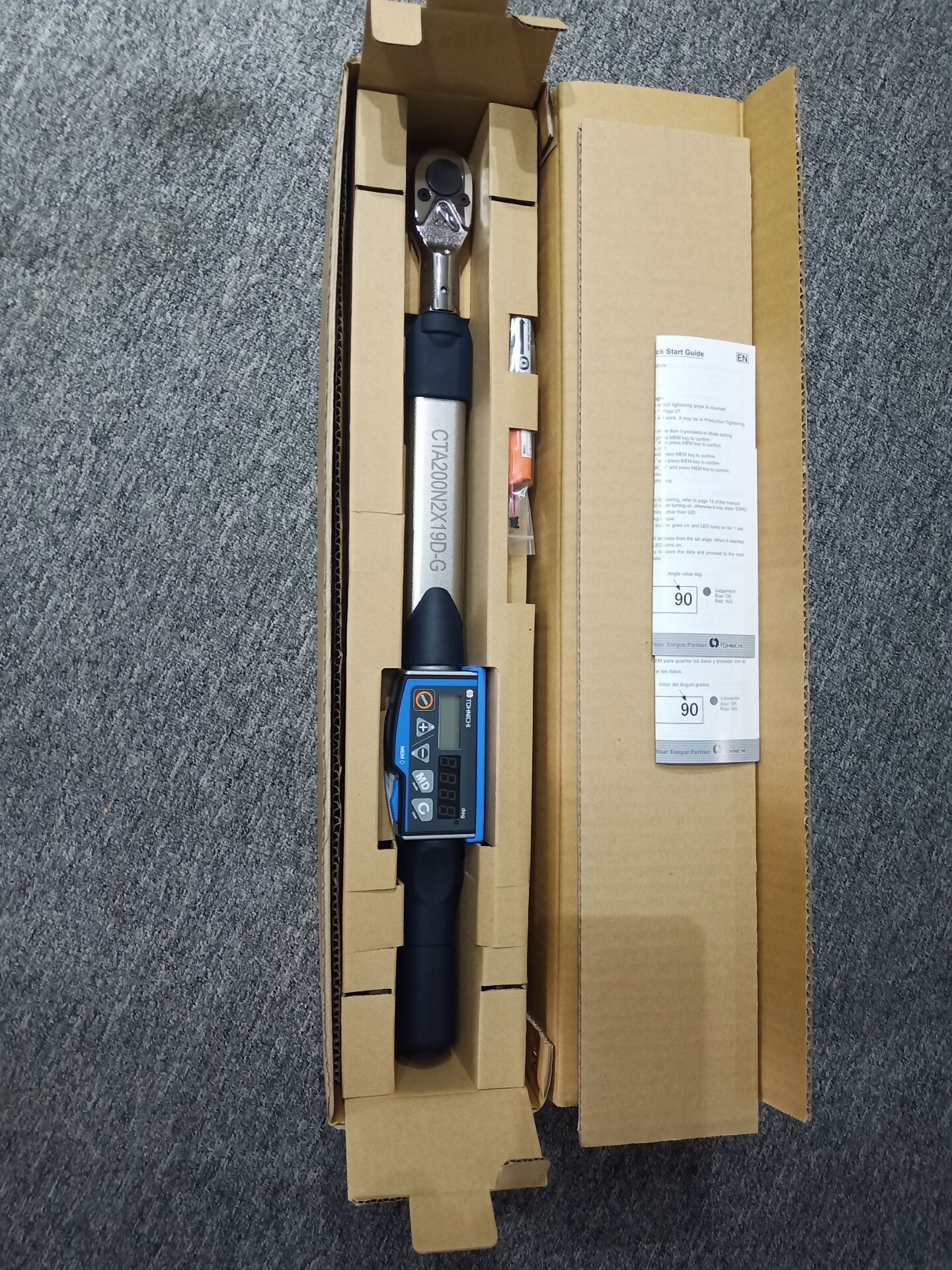 CTA360N2X22D-G日本东日扭力扳手 TOHNICHI数显扳手 角度扳手