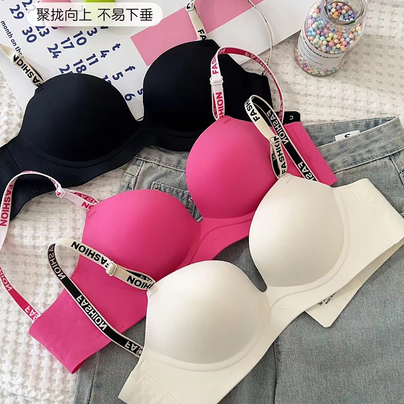 Red supporting underwear, sexy bra, set