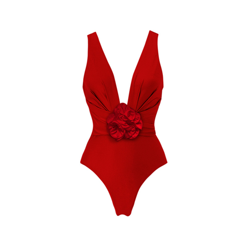 Solid Color Pattern Women's Gender Women's Sexy Solid Color 2 Pieces Set One Piece Swimwear