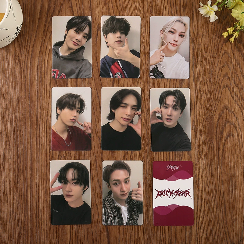 Набор фотокарточек STRAY KIDS, маленькие карточки 5.4×8.6 см, варианты A–J и коллекции по участникам