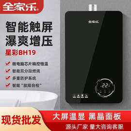 家用沐浴洗澡智能恒温强排式低水压启动12L液化气煤气燃气热水器
