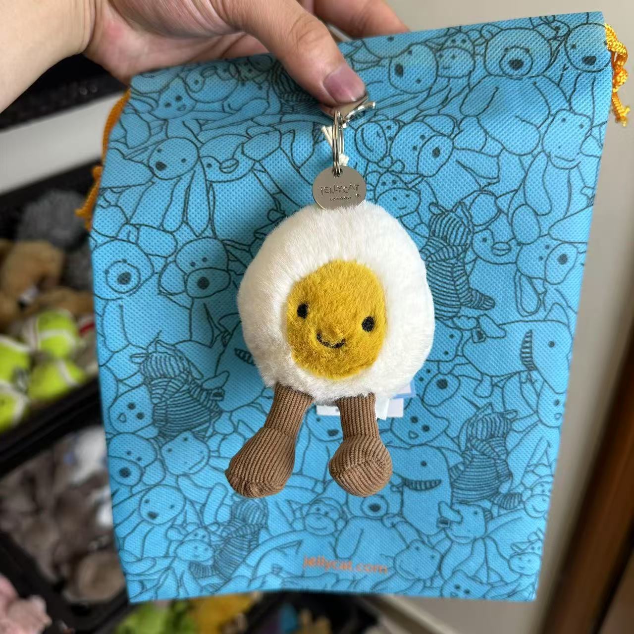 Boiled egg pendant