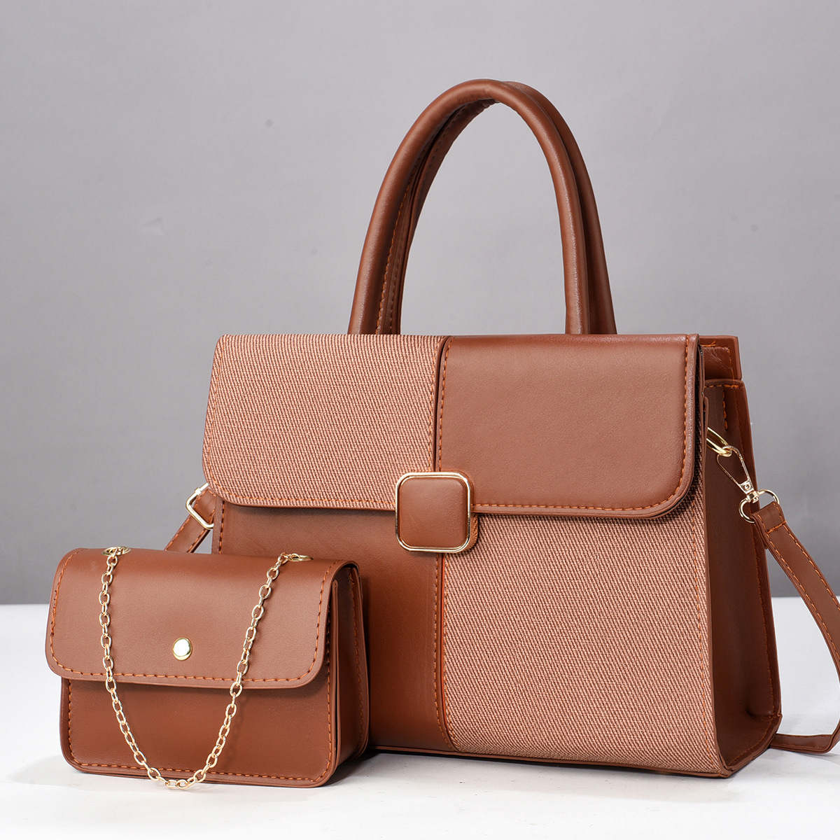 Temperamento bolso de mujer bolso de hombro todo fósforo nuevo bolso grande versión coreana del bolso de mensajero de primavera y verano de las mujeres de moda