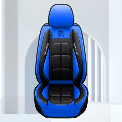 from the factory — Universal seat cover - black-blue-single-seat