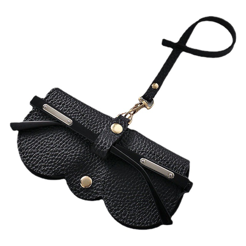 Bolsa de almacenamiento de gafas bolsa de joyería caja de gafas de sol portátil gafas de sol clip cubierta protectora moda miopía gafas caso TikTok