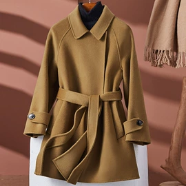 女式毛呢外套;小西装;休闲裤