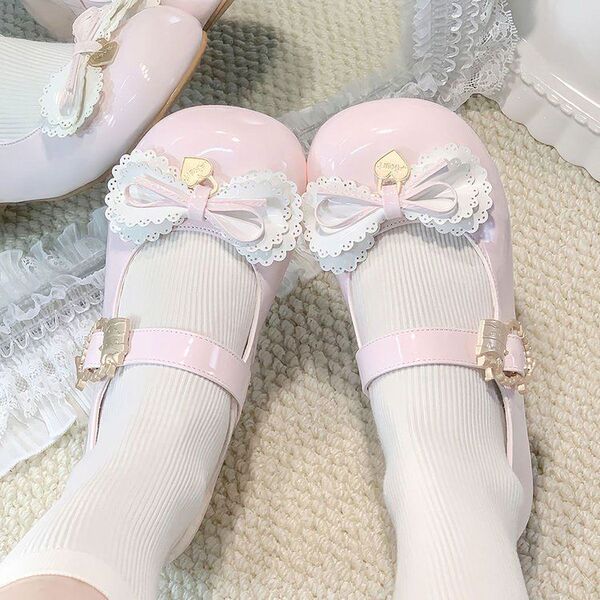 Cute universal Mary Jane shoes with bow