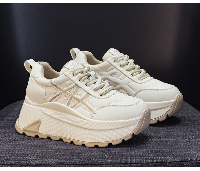 Giày sneaker nữ đế dày chunky phong cách bánh mì tăng chiều cao — M2971-1 màu mơ nhân nhung, M2971 Đỏ Một Lớp, M2971 Đen Một Lớp, M2971 màu mơ, một lớp lót chi tiết 36