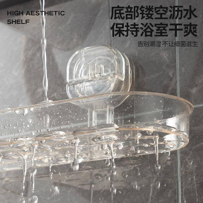 Ventura sin perforación de grifo estante de almacenamiento tipo pared lavabo de baño lavabo marco de almacenamiento de drenaje hueco