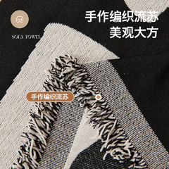 Sofa Throw Full Cover Ins Sherpa Camping Blanket Sofa Cushion Cover Throw Pillow All-Season Universal Full Sofa Cover