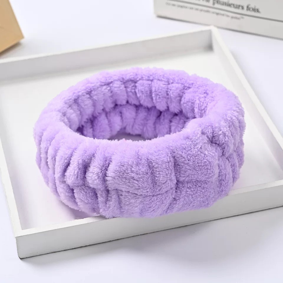 Amazon cross-border franela banda de pelo pulsera conjunto de pulsera absorbente de las mujeres deportes tie-dyed pulsera traje de vacío