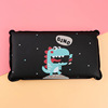 Little dinosaur on black background