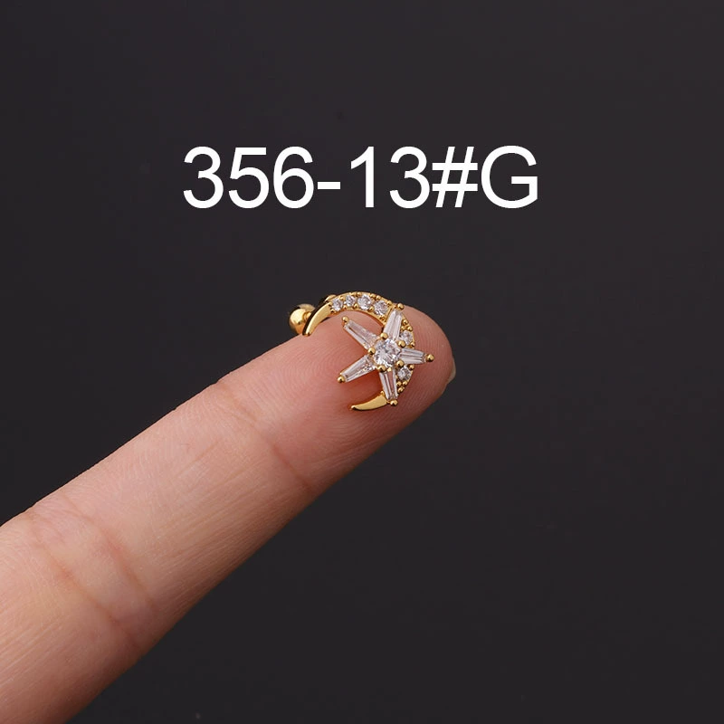 Серебряные стальные пирсинг, сережки, аксессуары, корейский стиль