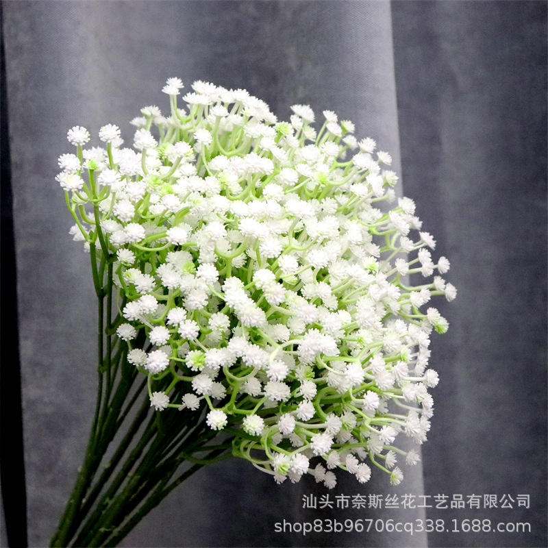 Ramo flores artificiales brillante decoración boda hogar