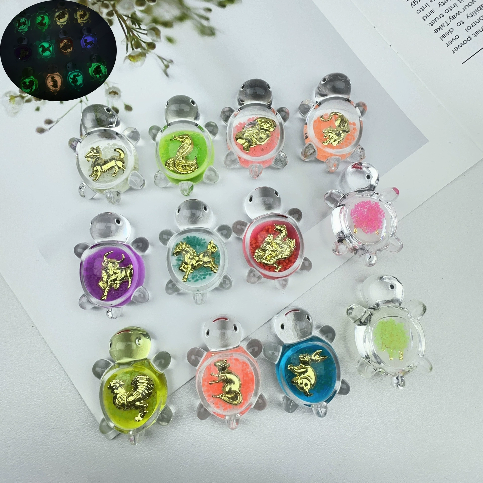 Acrylic three dimensional table toy, pendant, accessory, handmade, micro landscape