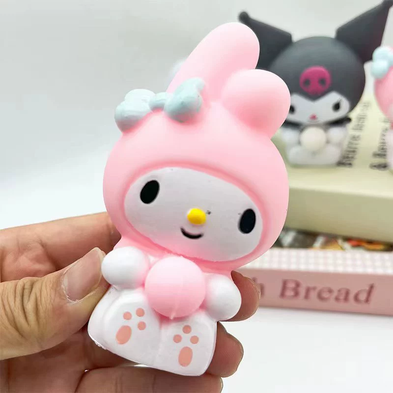 Игрушка для сжатия Sanrio Kuromi Melody Cinnamoroll — 6×5×6 см, антистресс для детей
