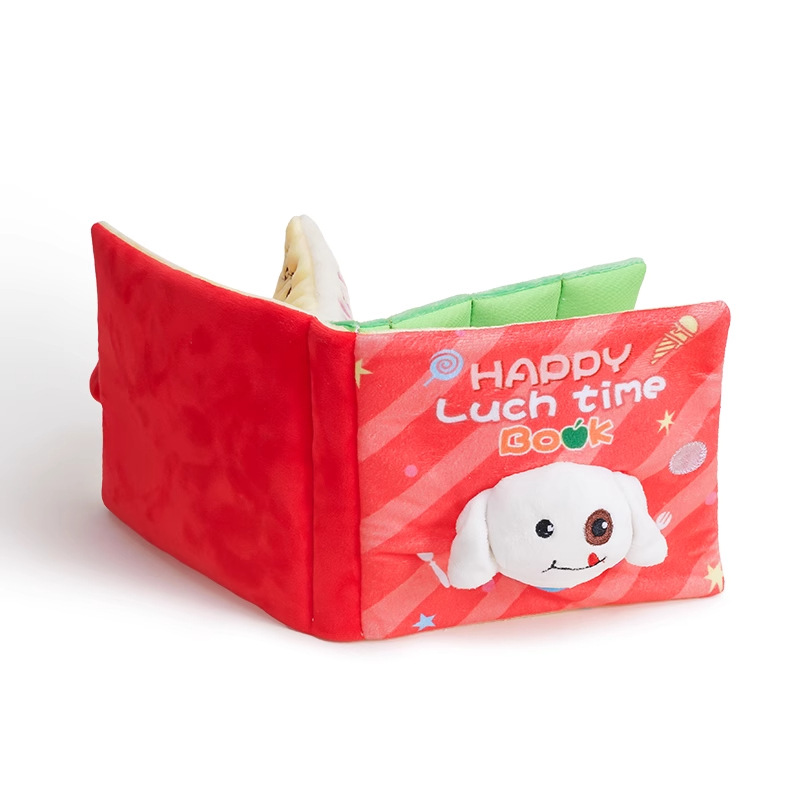 Perros de mascotas libros de comida cachorro juguetes sonidos papel olfato rompecabezas artefactos mágicos juguetes de mascotas al por mayor