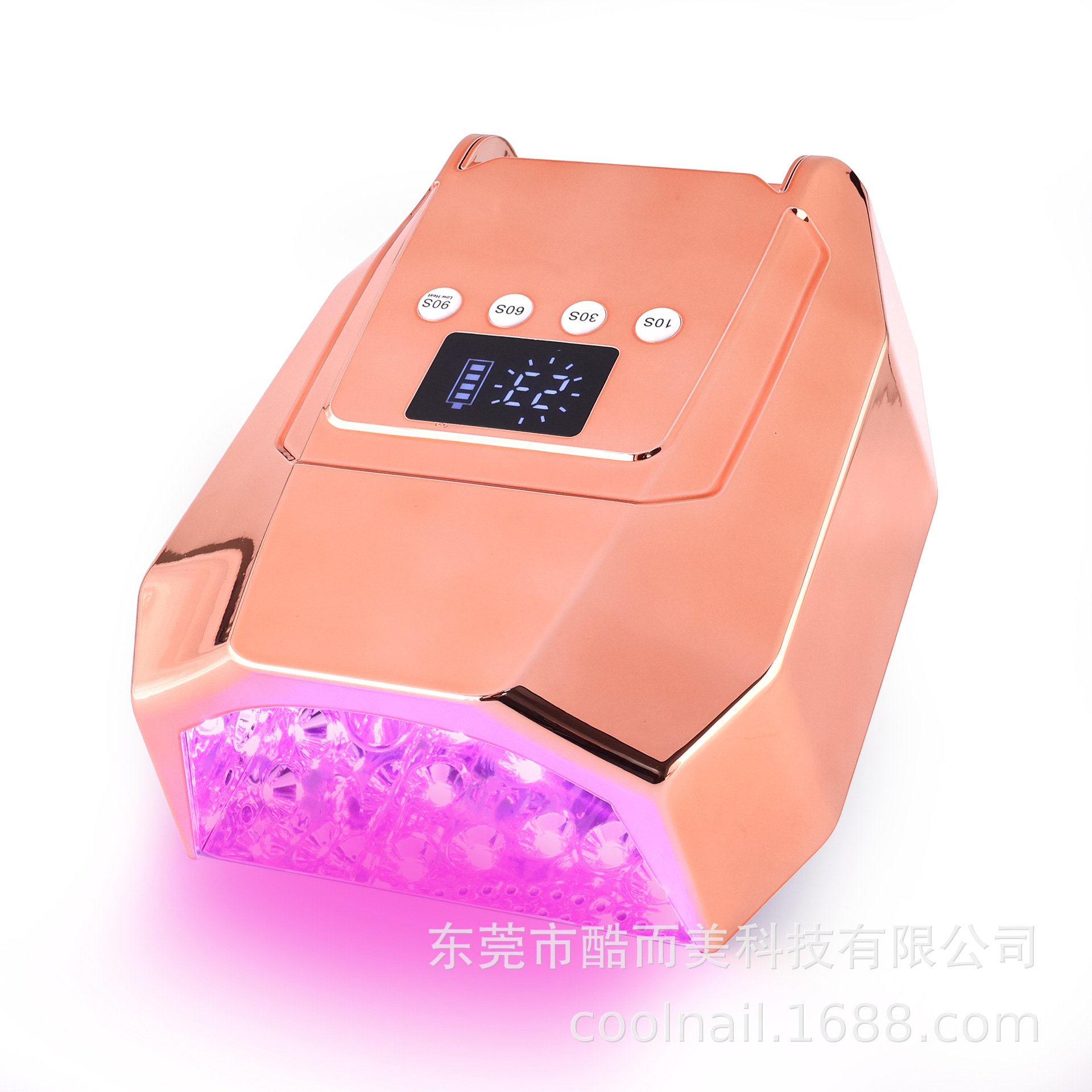 Nuevo tipo de alta potencia de 98W lámpara de manicura de secado rápido de uñas lámpara de fototerapia de almacenamiento de gel de manicura LED inducción de manicura lámpara de horneado