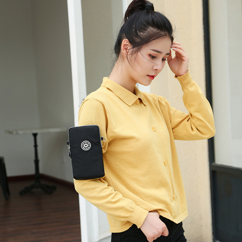 Fashion Fabric Large Phone Bag Women's Single Shoulder Bag Crossbody Bag Coin Purse Wrist Bag Arm Bag Necklace One Piece Dropshipping