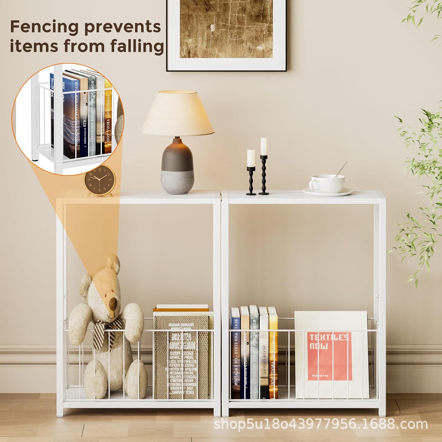 北欧铁艺小茶几简约家用沙发边几创意小桌子组合高低展示架置物架