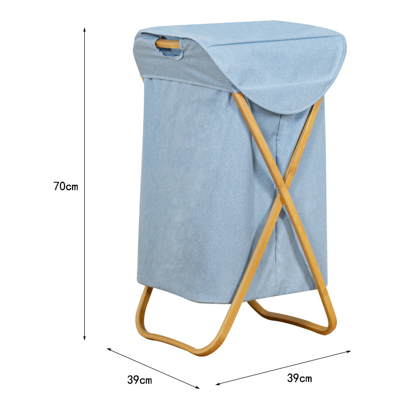 Simple ropa sucia cesta de almacenamiento ropa sucia cesta de estilo japonés plegable hogar impermeable ropa cesta