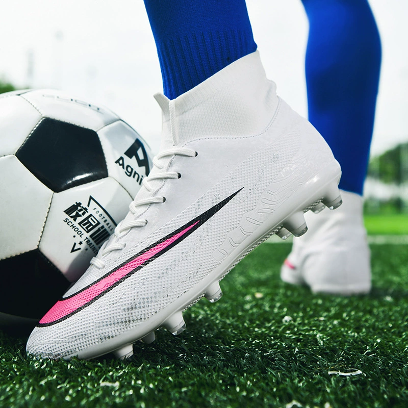 High children's boots for men and women, sports shoes, footwear, with spikes