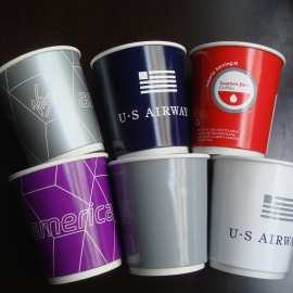 航空纸杯双层咖啡杯一次性纸杯中空瓦楞纸杯单双层隔热纸杯可带印