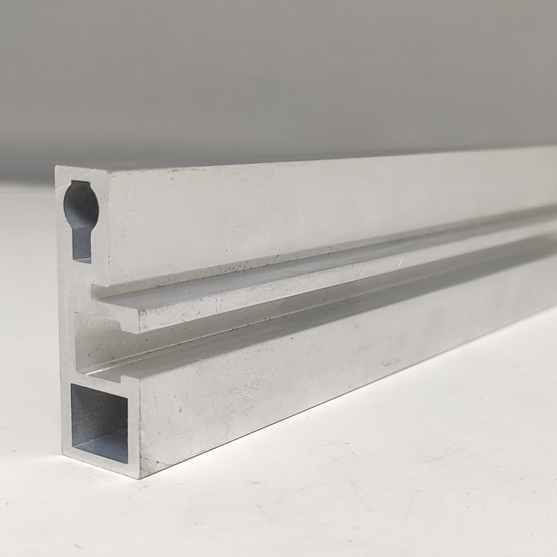 Profil de aluminio molde abierto procesamiento CNC personalizado pista de aleación de aluminio canal abierto u-sanguineta barrera de vidrio fábrica de extrusión de oxidación