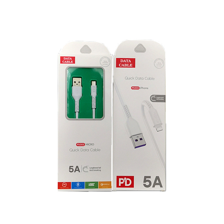 Fast Charger USB Cable Adapter 5A Charger Cable 8 Pin Data Cable Fast Charging