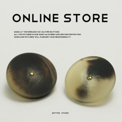 MOSN Xiaoxiang lady style round resin button women's coat sweater button coat suit decorative button