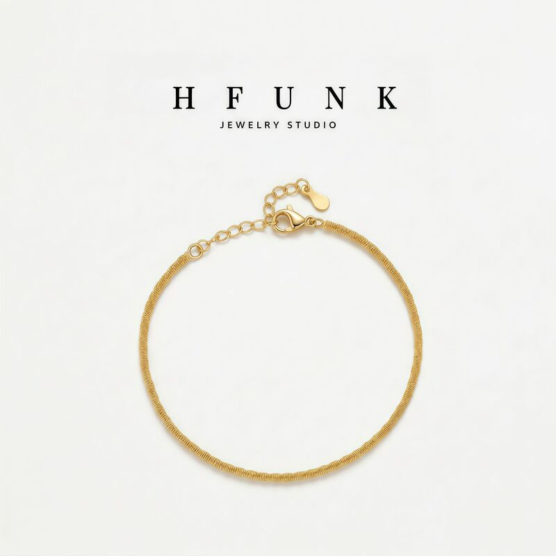 Bracelet for Women with Unique Style, 2025 New Model, High-End Feel, Summer Non-Fading Jewelry, Gold-Plated, Stackable