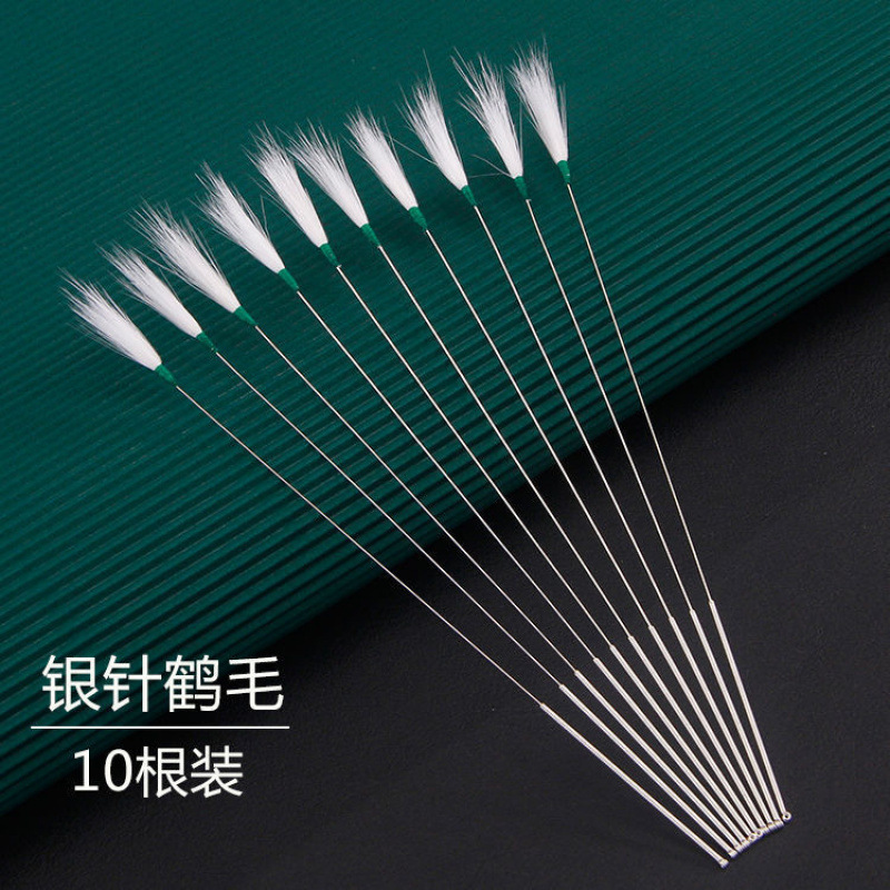 Herramientas de orejas, agujas de plata, palo de ganso, palo de caballo, palo de orejas, conjunto profesional de orejas, cuchara de orejas