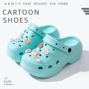 Thick-Soled Clogs for Women, Non-Slip, Anti-Odor, Non-Tiring Feet, Summer 2025 New Fashion Sandals for Women to Wear Outside