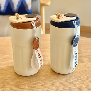Smart Temperature Display Thermos Cup, New Style, High-Looking Coffee Cup for Girls, Special Travel Cup for Students Going to School, Water Cup